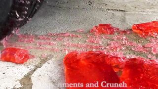 Crushing Crunchy & Soft Things by Car! EXPERIMENT CAR vs Jelly