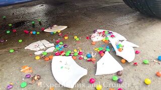 Crushing Crunchy & Soft Things by Car! EXPERIMENT: Car vs Mirinda Balloons Coca Cola, Fanta