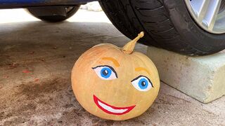 Crushing Crunchy & Soft Things by Car! Experiment Car Vs Pumpkin