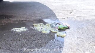 Experiment: Rainbow vs Car! Crushing Crunchy & Soft Things by Car