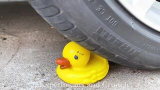 Experiment Car vs Stretch Armstrong! Crushing Crunchy & Soft Things by Car!