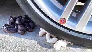 EXPERIMENT: Car vs 200 Nails - Crushing Crunchy & Soft Things by Car!