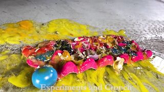 EXPERIMENT: Car vs Сolor Eggs - Crushing Crunchy & Soft Things by Car!