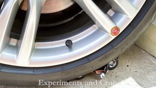 Experiment: Car vs ATV MotorBike - Crushing Crunchy & Soft Things by Car!