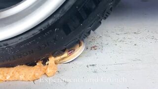 EXPERIMENT: Car vs Yellow Сonvertible - Crushing Crunchy & Soft Things by Car!