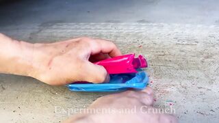 EXPERIMENT CAR VS LIGHTERS - Crushing Crunchy & Soft Things by Car!