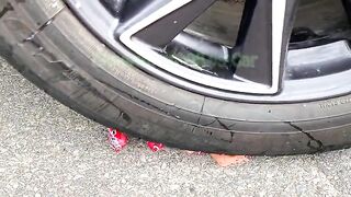 Crushing Crunchy & Soft Things by Car!- Experiment: Car vs Candy Ball, Jelly Car Toys