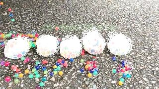 Crushing Crunchy & Soft Things by Car!- Experiment: Car vs Colored Plastic Cups #3