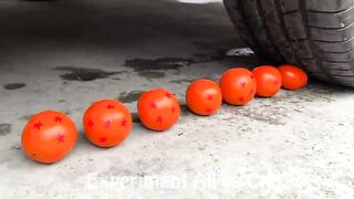 Crushing Crunchy & Soft Things by Car!- Experiment Car vs Squishy, Watermelon, Plastic Cups