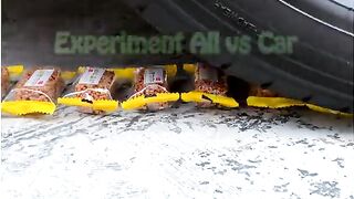 EXPERIMENT CAR VS BALLOONS - CRUSHING CRUNCHY & SOFT THINGS BY CAR | ALL CAR