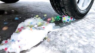 Top 10 Crushing Crunchy & Soft Things by Car - Experiment: Car vs Toothpaste, Polka Dots Balloons