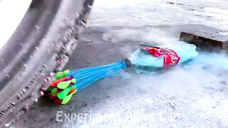 Crushing Crunchy & Soft Things by Car! - Experiment: Car vs Pepsi and Color Balloons