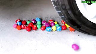 Crushing Crunchy & Soft Things By Car | Experiment: Car vs Colors Toothpaste