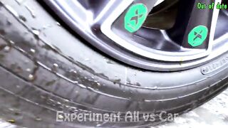 Crushing Crunchy & Soft Things By Car! | Experiment: Car vs Color Toothplaste