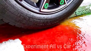Crushing Crunchy & Soft Things By Car | Experiment: Car vs Watermelon and Ice Cream Toy