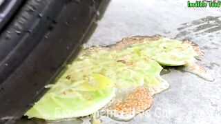 Crushing Crunchy & Soft Things by Car!- Experiment Car vs Rainbow Orbeez in Plastic Cup