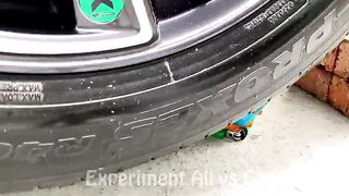 Crushing Crunchy & Soft Things by Car!- Experiment: Car vs 7up in Balloons