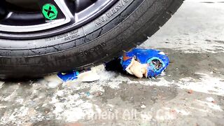 Crushing Crunchy & Soft Things by Car!- Experiment Car Vs Rainbow Balloons | All Car