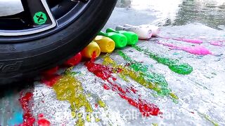 Crushing Crunchy & Soft Things by Car - Experiment Car Vs Color Eggs | All Car