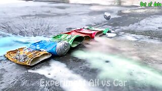 Crushing Crunchy & Soft Things by Car!- Experiment Car Vs Ice in Glove