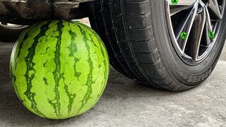 Crushing Crunchy & Soft Things by Car!- Experiment Car Vs Watermelon | All Car