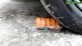 Crushing Crunchy & Soft Things by Car!- Experiment: Car vs Antistress Ball