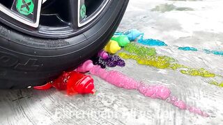Crushing Crunchy & Soft Things by Car! Experiment Car vs Watermelon, Pineapple, Fanta | All Car