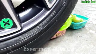 Crushing Crunchy & Soft Things by Car! Experiment Car vs Orbeez in Condom Durex