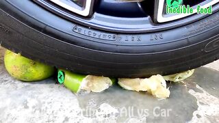 Crushing Crunchy & Soft Things by Car!- Experiment: Car vs Colored Plastic Cups | All Car