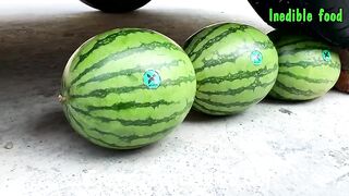 Crushing Crunchy & Soft Things by Car! EXPERIMENT CAR vs Watermelons | All Car