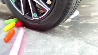 Crushing Crunchy & Soft Things by Car! EXPERIMENT CAR vs COLOR ORBEEZ WATER BALLOON
