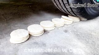 Crushing Crunchy & Soft Things by Car! Experiment Car vs Polka Dots Balloons