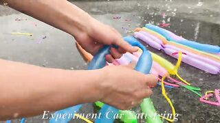 Experiment Car vs Coca-Cola, Pepsi, Water Balloons | Top 25 Crushing Crunchy & Soft Things by Car