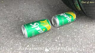 Experiment Car vs Different Fanta, Coca Cola, Schweppes, Pepsi, Sprite Underground VS Mentos | #144