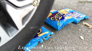 Crushing Crunchy & Soft Things by Car! Experiment Car vs BIG COCA COLA and MENTOS | Satisfying
