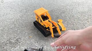 Crushing Crunchy & Soft Things by Car! Experiment Car vsExcavator, Dump Truck, Bulldozer Satisfying