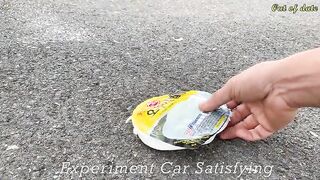 Crushing Crunchy & Soft Things by Car! Experiment Car vs Coca Cola, Fanta, Mirinda Balloons | 116