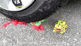 Crushing Crunchy & Soft Things by Car! Experiment Car vs Coca Cola, Fanta, Mtn Dew, Pepsi, Sprite #3