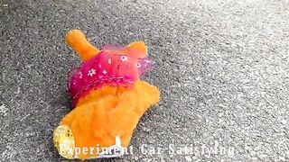 Crushing Crunchy & Soft Things by Car! Experiment Car vs Pepsi, Cola, Fanta Balloons | Satisfying