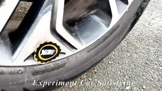 Crushing Crunchy & Soft Things by Car! Experiment Car vs Coca, Sprite, Fanta in Condom | Satisfying