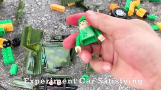 Crushing Crunchy & Soft Things by Car! Experiment Car vs LEGO Toy Fire Truck, Excavator | Satisfying