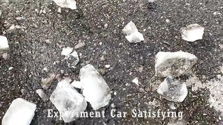Crushing Crunchy & Soft Things by Car! Experiment Car vs Ice vs Watermelon Balloons | Satisfying