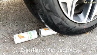 Crushing Crunchy & Soft Things by Car! Experiment Car vs Spider Pacman vs Red Monster | Satisfying