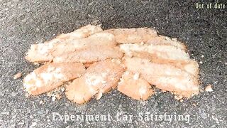 Crushing Crunchy & Soft Things by Car! Experiment Car vs Slime Piping Bags | Satisfying | 02