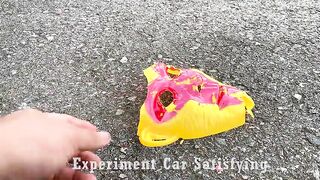 Crushing Crunchy & Soft Things by Car! Experiment Car vs Glass vs Lava | Satisfying