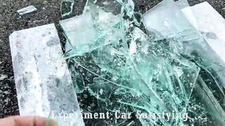 Crushing Crunchy & Soft Things by Car! Experiment Car vs Glass vs Lava | Satisfying