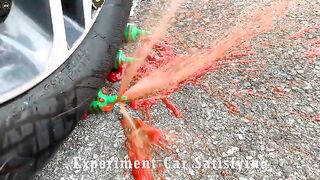 Crushing Crunchy & Soft Things by Car! Experiment Car vs Watermelon vs Insect Bug Toy | Satisfying