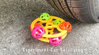 Crushing Crunchy & Soft Things by Car! Experiment Car vs Watermelon vs Insect Bug Toy | Satisfying