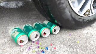 Crushing Crunchy & Soft Things by Car! Experiment Car vs Orbeez  Watermelon Balloons | Satisfying