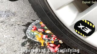 Crushing Crunchy & Soft Things by Car! Experiment Car vs Cola, Fanta, Mtn Dew & Mentos | Satisfying
